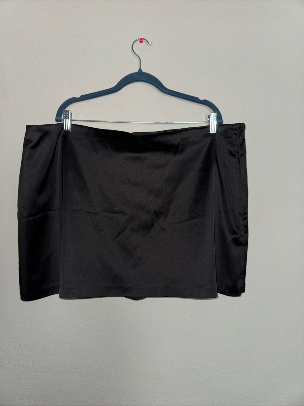Abercrombie & Fitch Black Satin-Look Mini Skirt